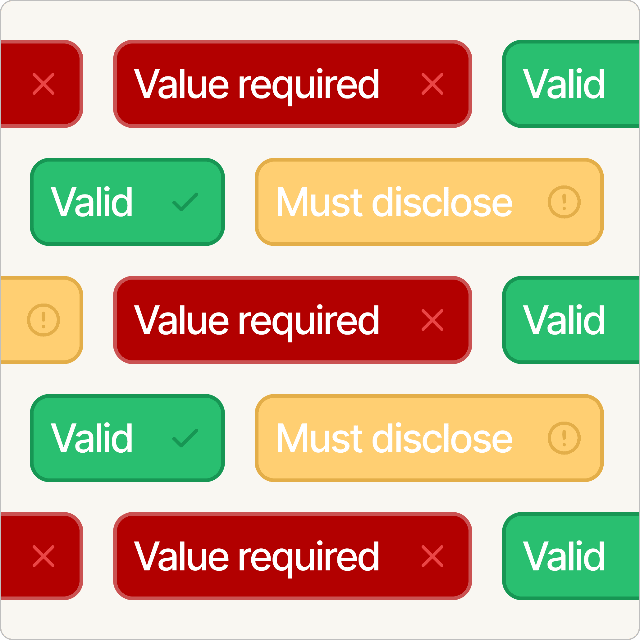 Real time data validation checks in InsiderList.