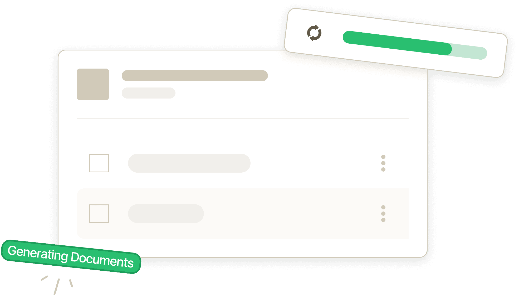 Generate submission documents automatically