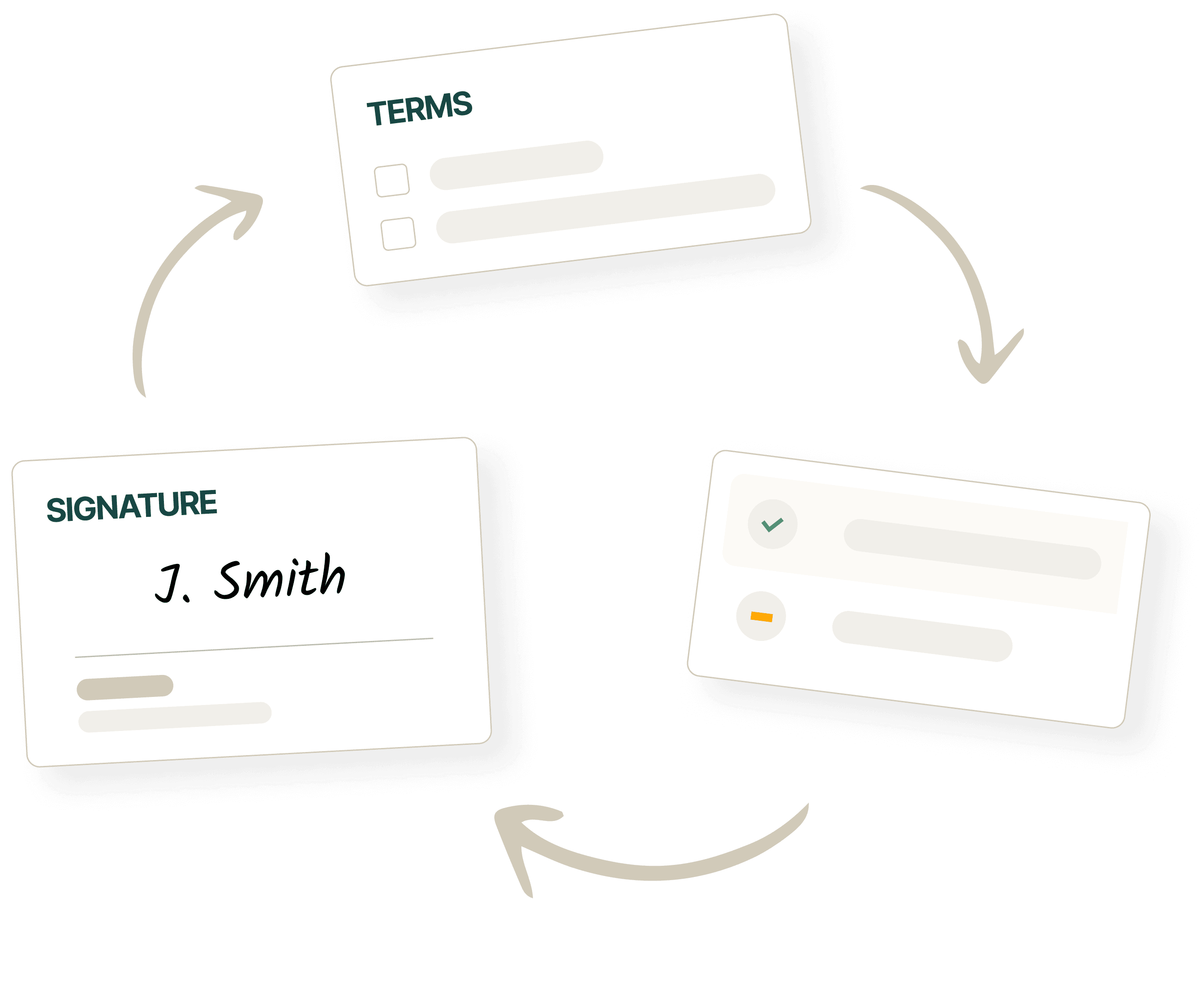 Graphic of automated reminders within InsiderList.