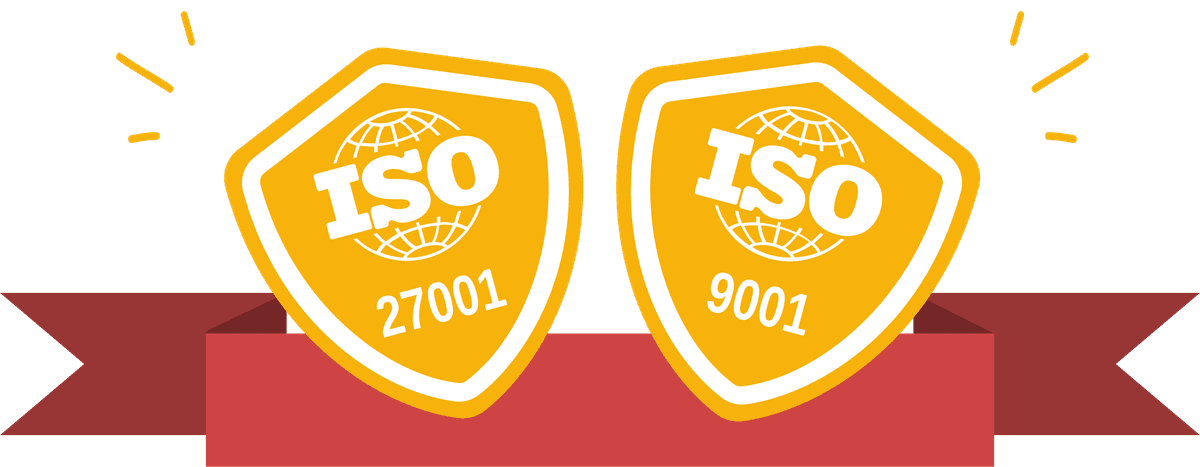 ISO 27001, ISO 9001, SOC 2 and Cyber Essentials+ certifications