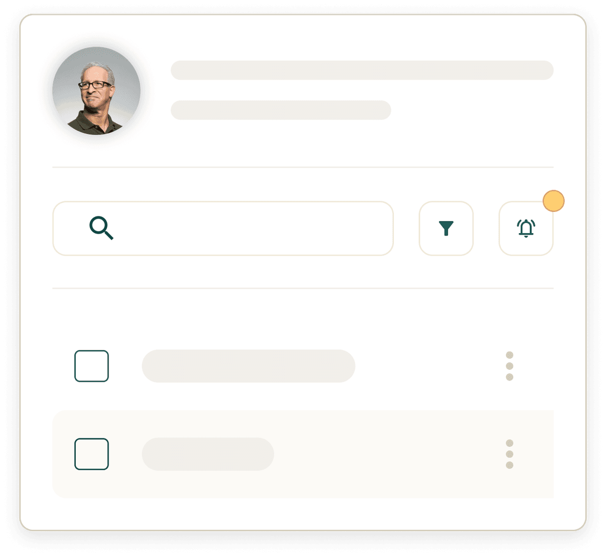 User portal